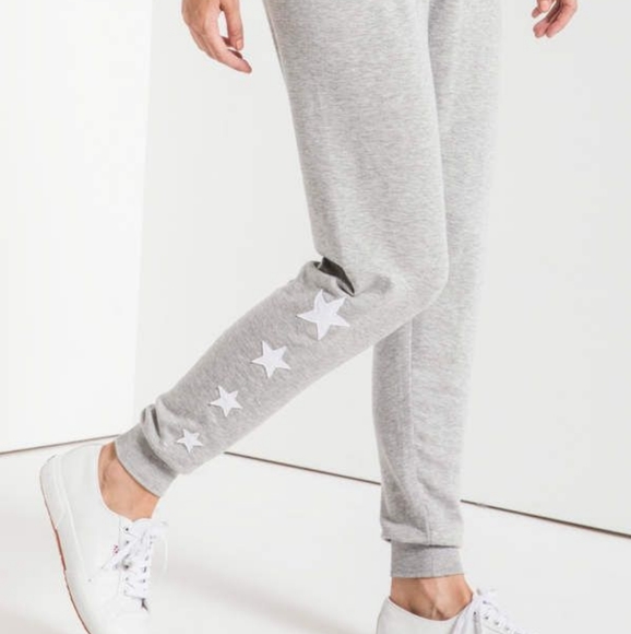Z Supply Linear Star Soft Jogger- Women's Small - Picture 2 of 11